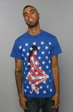 Two in the Shirt, the American flavour tee available at www.karmaloop.com for $32.00